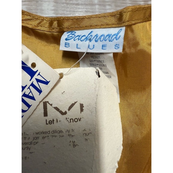 VTG Backroad Blues Tapestry Vest – Women's Secretary Geek Size Small NWT - Picture 5 of 8